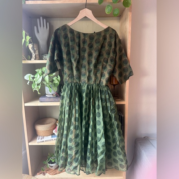 Dresses & Skirts - Amazing Handmade Vintage 1950’s Polka Dot Tea Length Party Dress